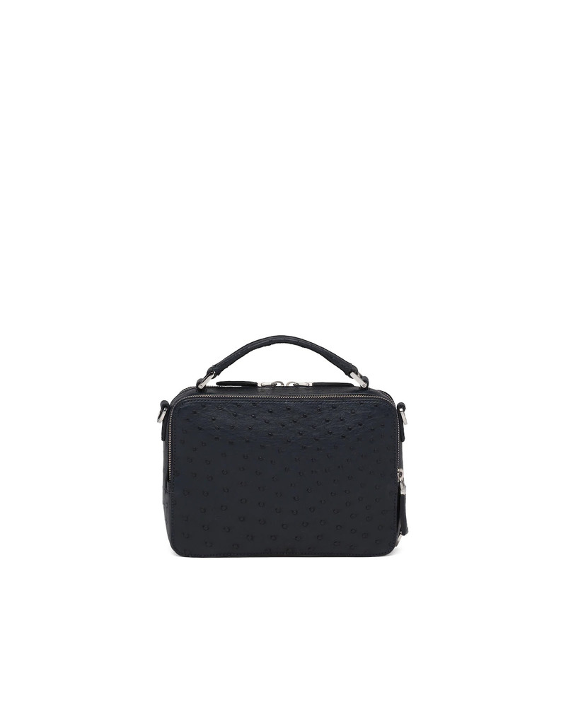 Ostrich leather bandoleer bag 4