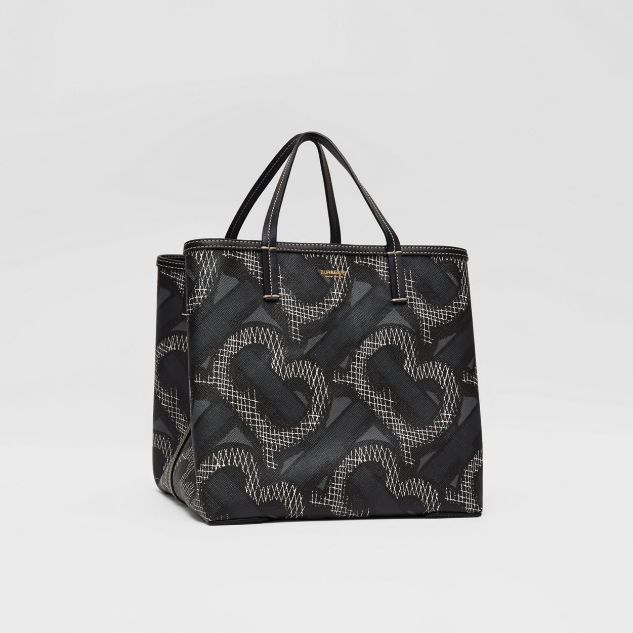 Mini Monogram Print E-canvas Beach Tote - 9