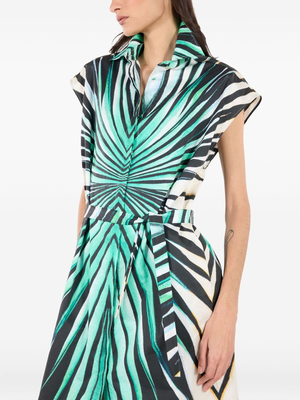 printed midi dress - 5