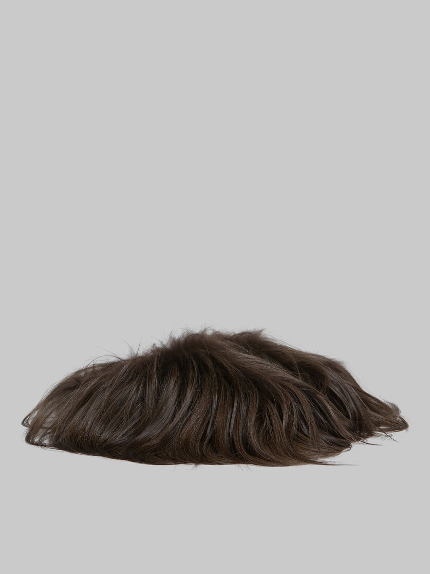BROWN KIDASSA FUR FUSSBETT SABOT - 2