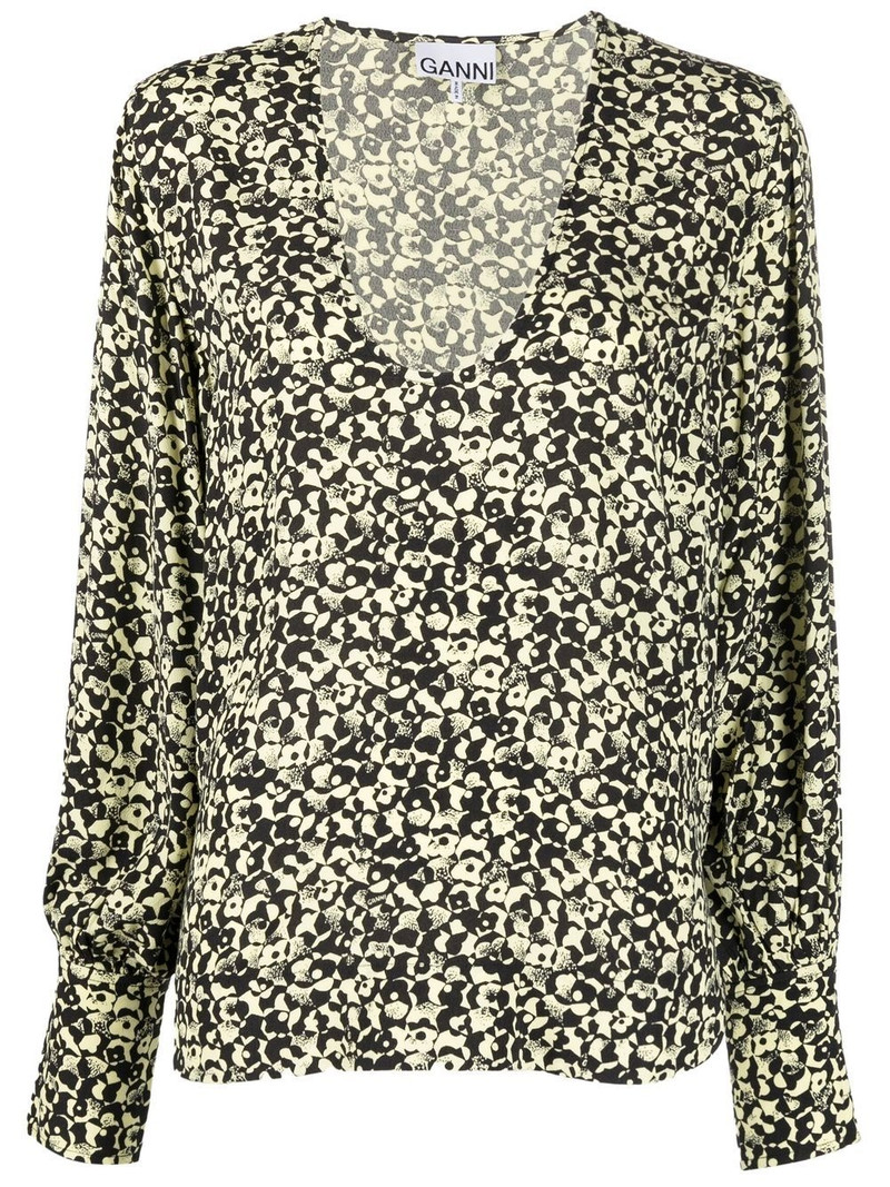 abstract-print blouse 1