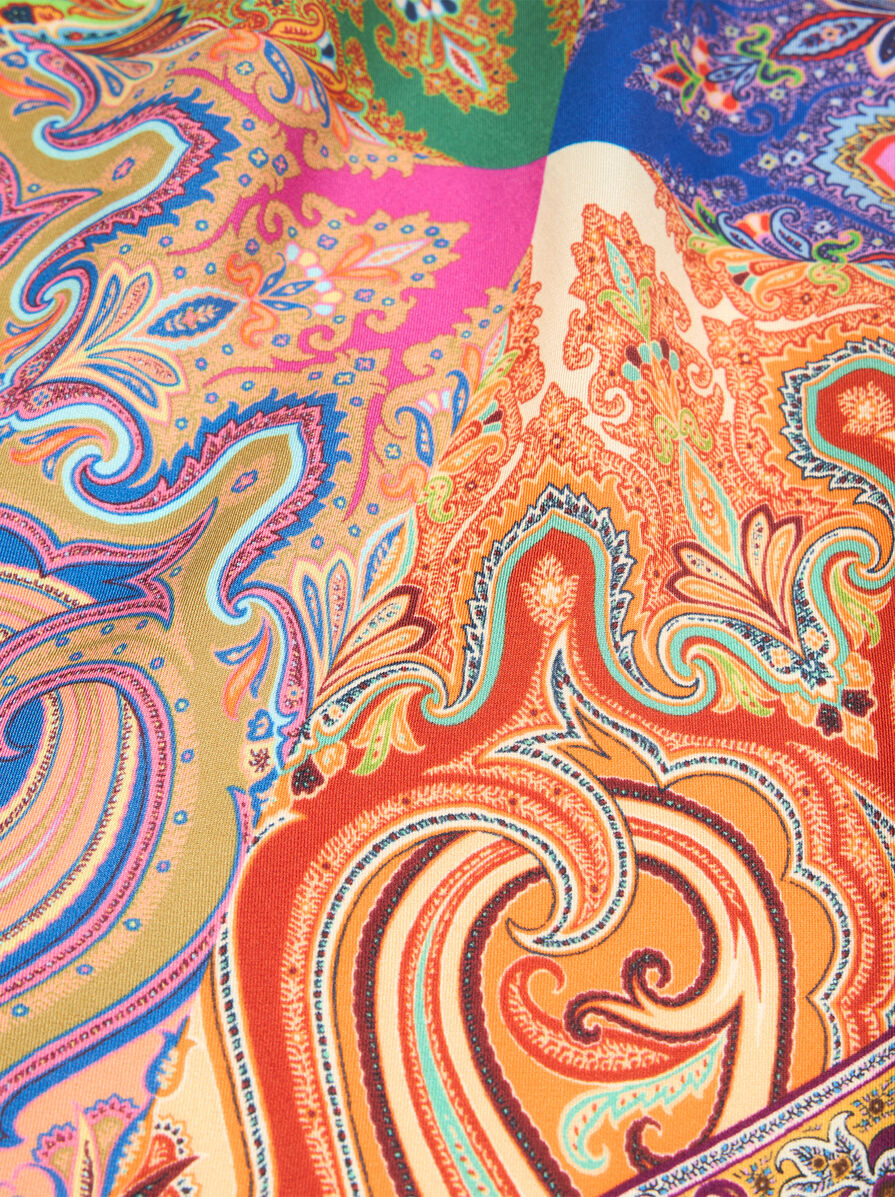 PATTERNED SILK TWILL POCKET SQUARE - 2