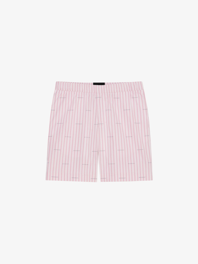 GIVENCHY BERMUDA SHORTS IN POPLIN WITH STRIPES 1