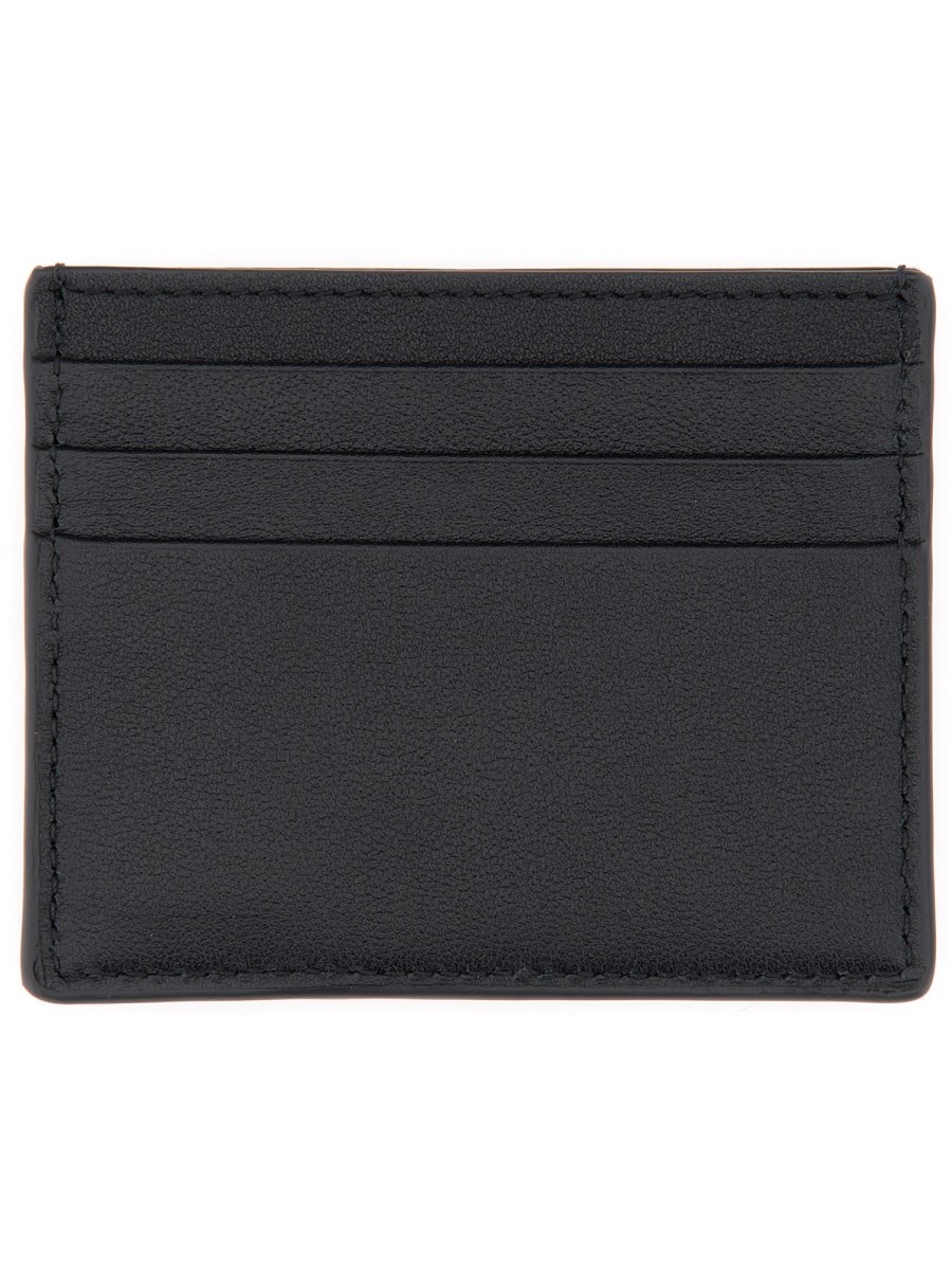 CALFSKIN VLOGO SIGNATURE CARD HOLDER - 2