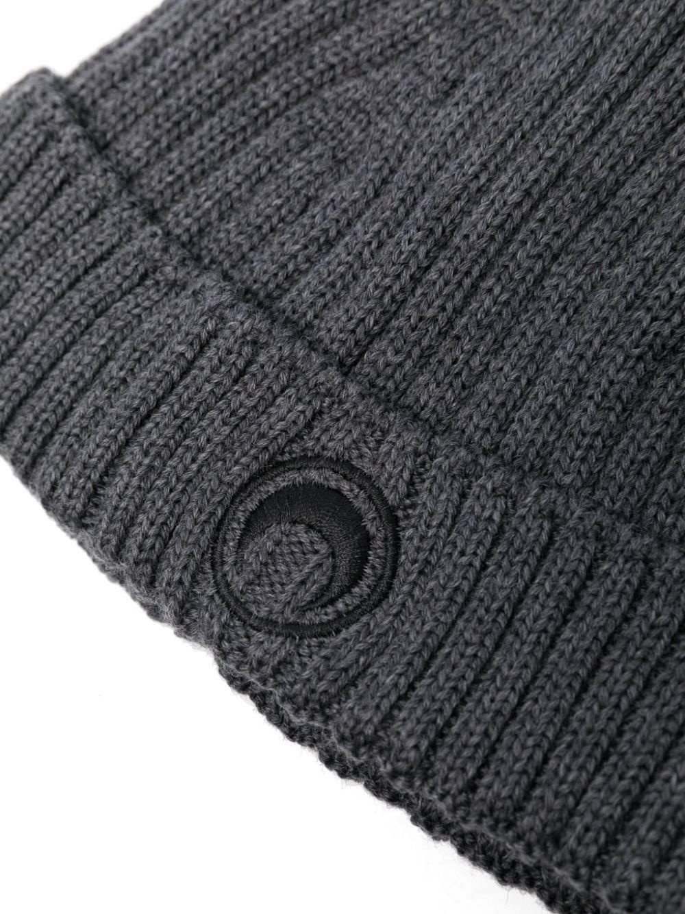 moon logo knit beanie - 2