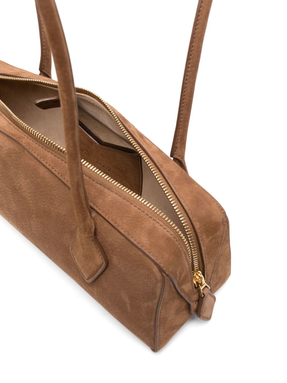 medium Le Teckel suede bag - 5