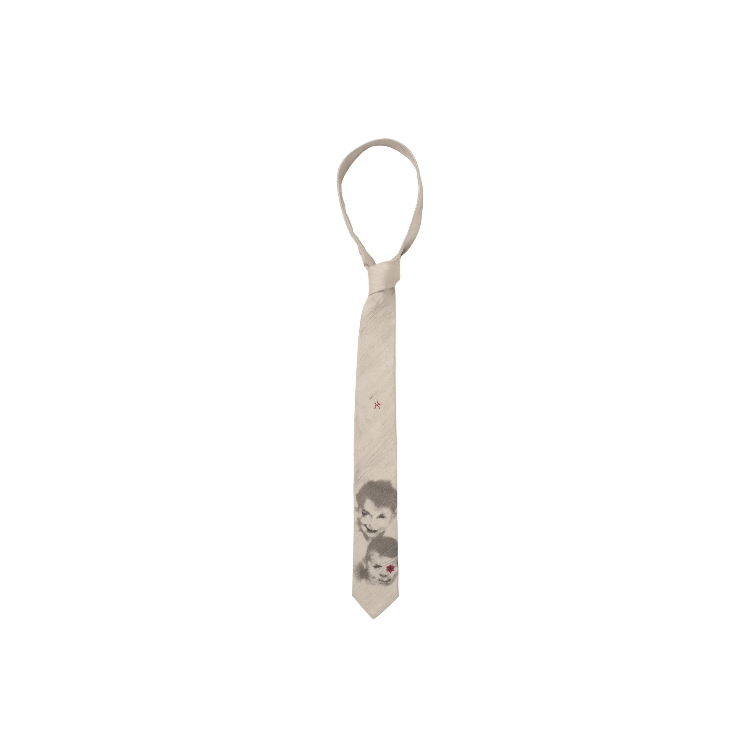 LITTLE BOY HEBREW EMBROIDERY TIE - 1