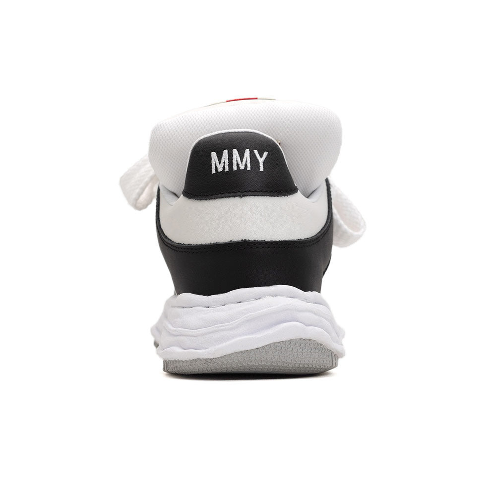 Maison MIHARA YASUHIRO | WAYNE OG Sole Leather Puffer Low-Top Sneaker 'Black / White' - 2