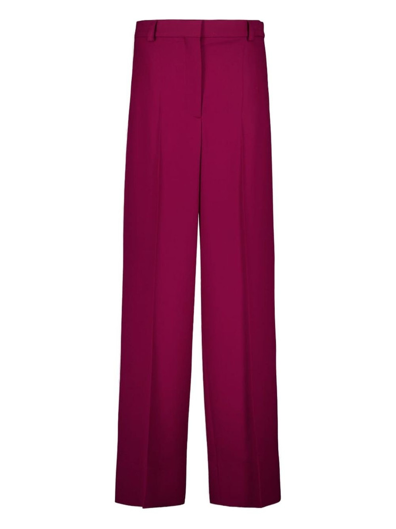 wool high-waisted tailored trousers 1