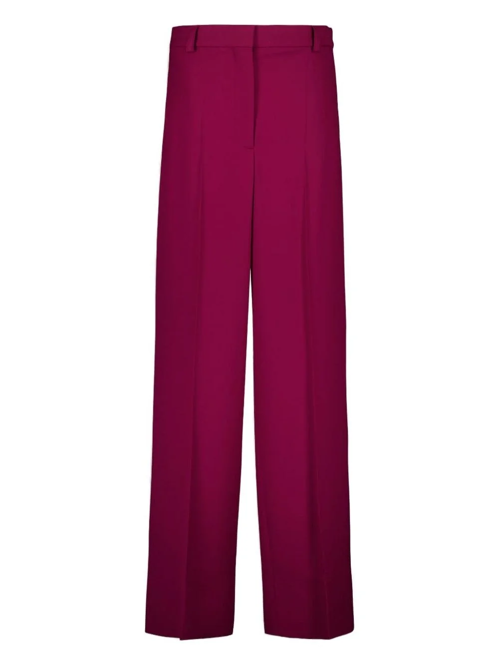 wool high-waisted tailored trousers - 1