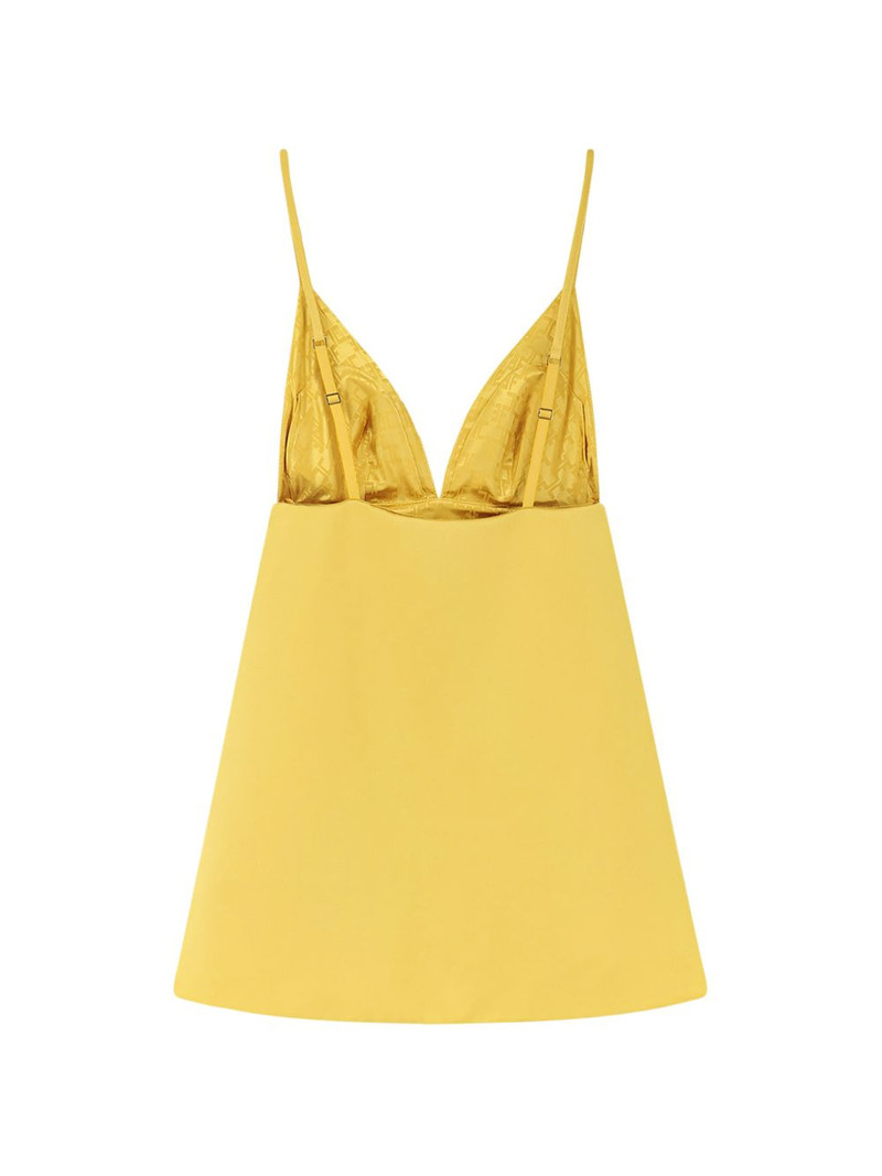 ELISABETTA FRANCHI V-neck strap mini dress outlook