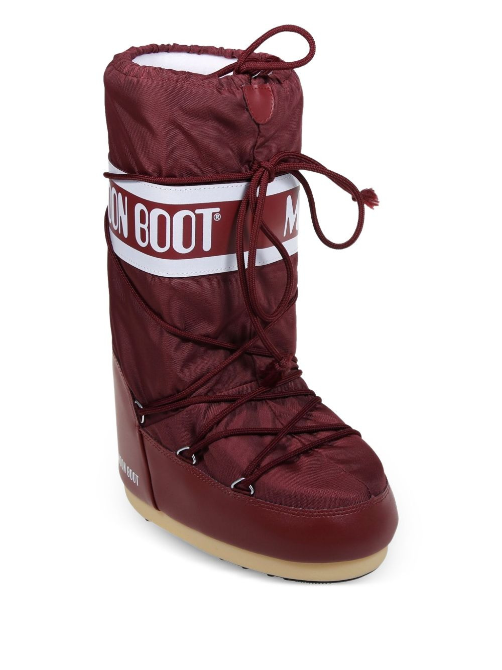 logo-band lace-up boots - 2