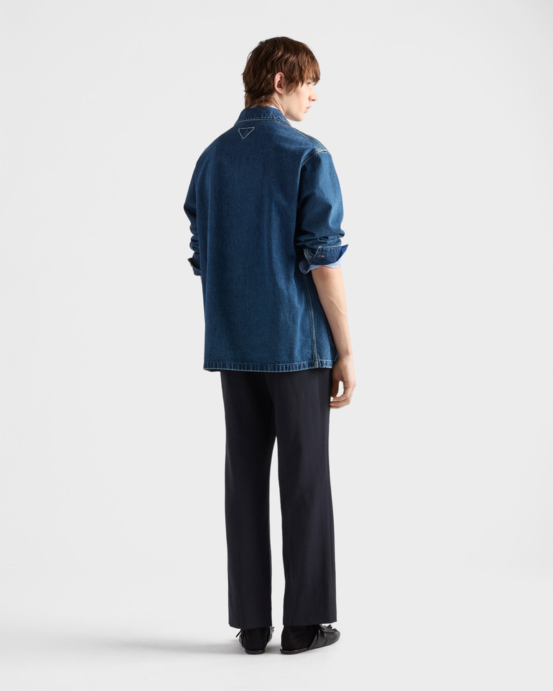 Light denim blouson jacket 5