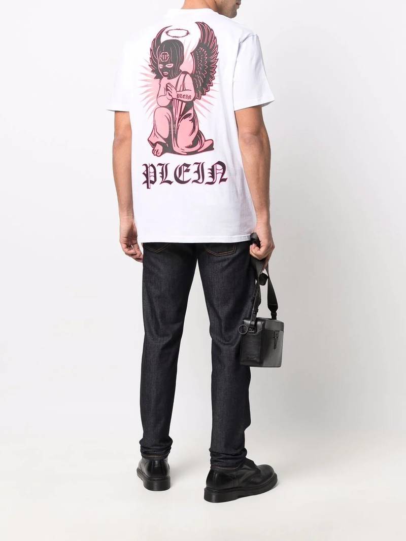 PHILIPP PLEIN round-neck angel T-shirt outlook