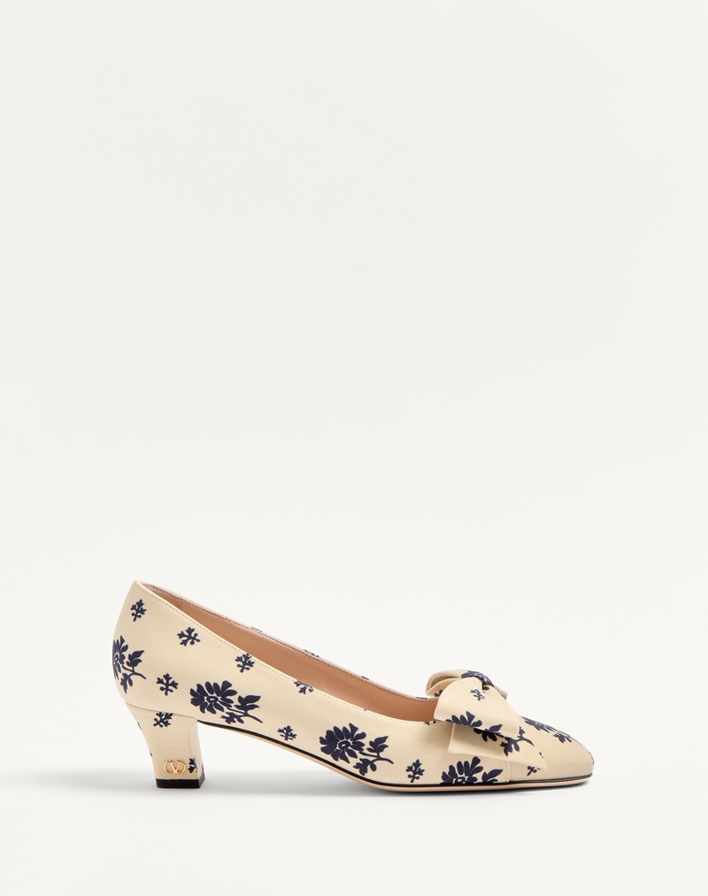 BOWOW DÉCOLLETÉ IN PAPIER FLORAL FABRIC 45MM - 1