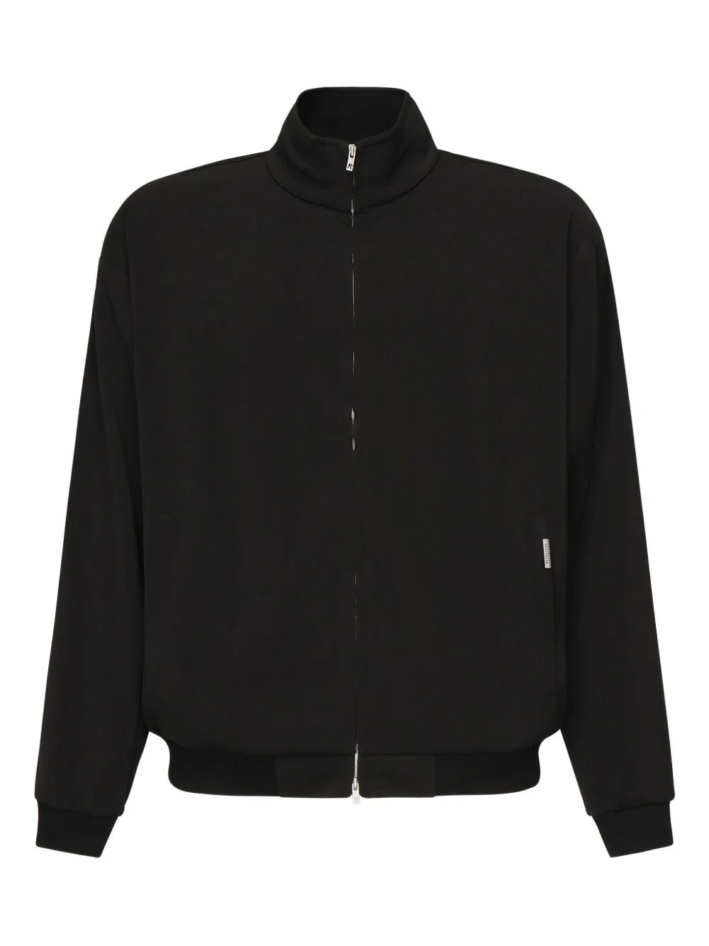zip-fastening bomber jacket - 1