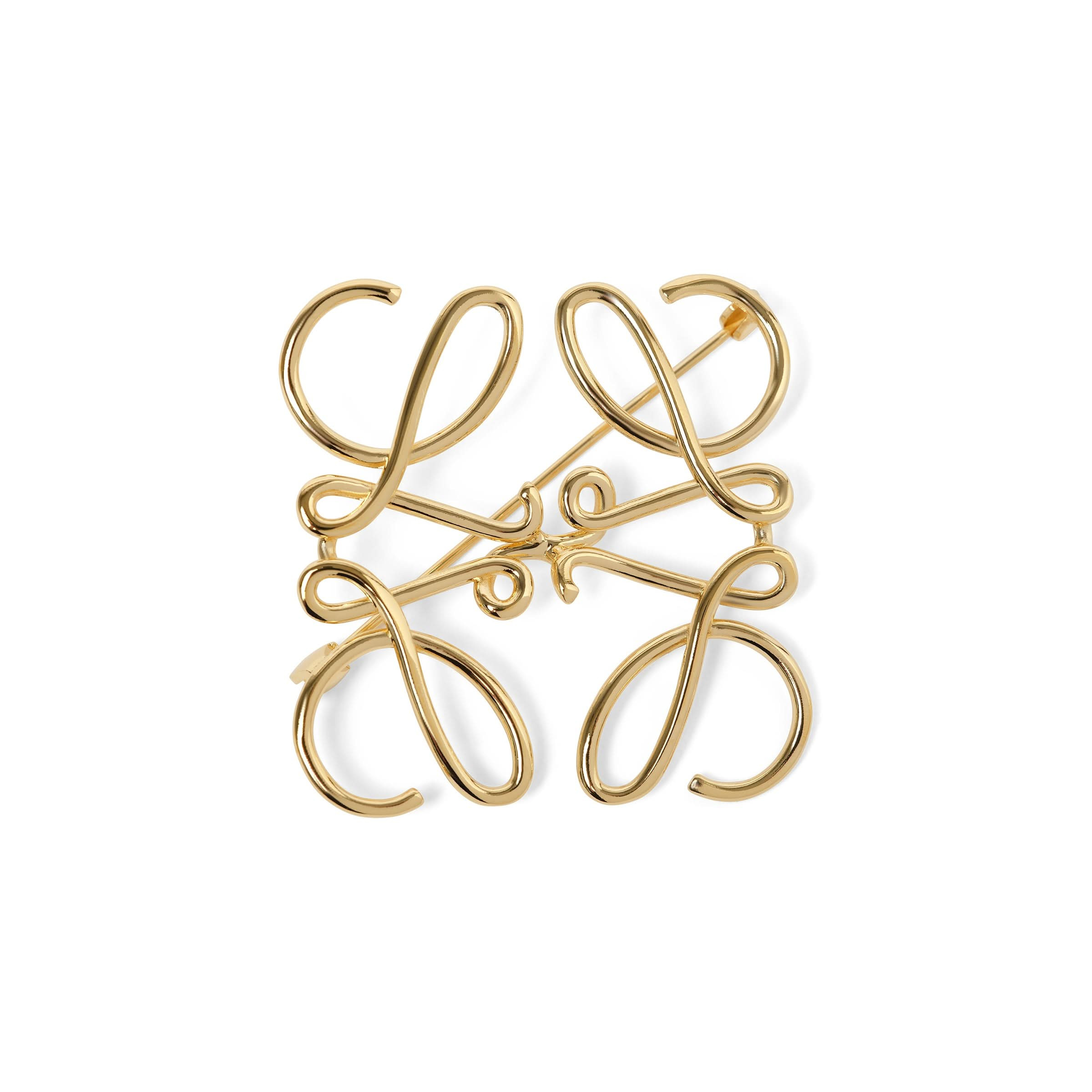 Anagram Brooch in Gold - 1