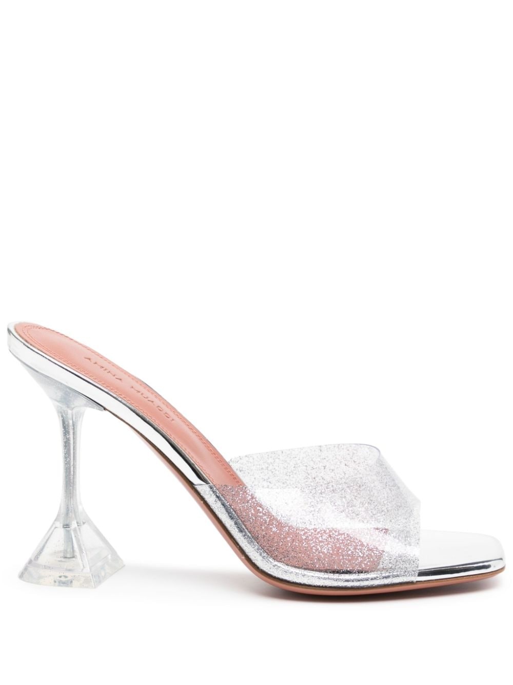 Lupita 95mm glitter-detail mules - 1