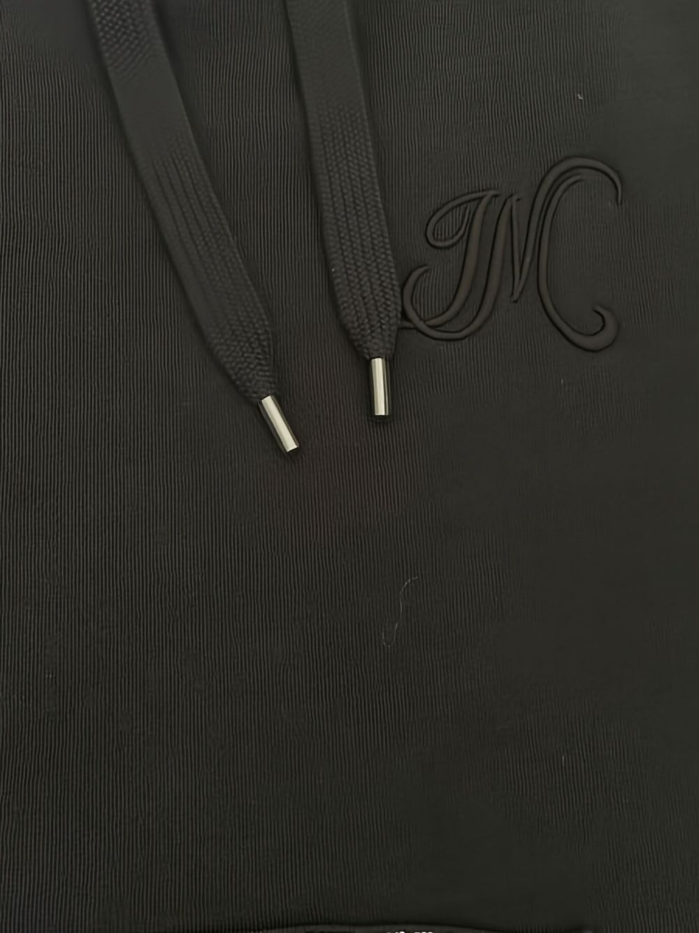 embroidered-logo hoodie - 3