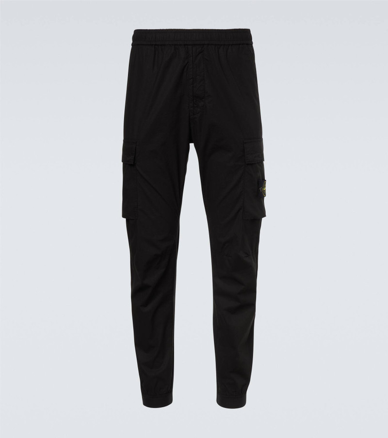 Compass cotton-blend cargo pants 1