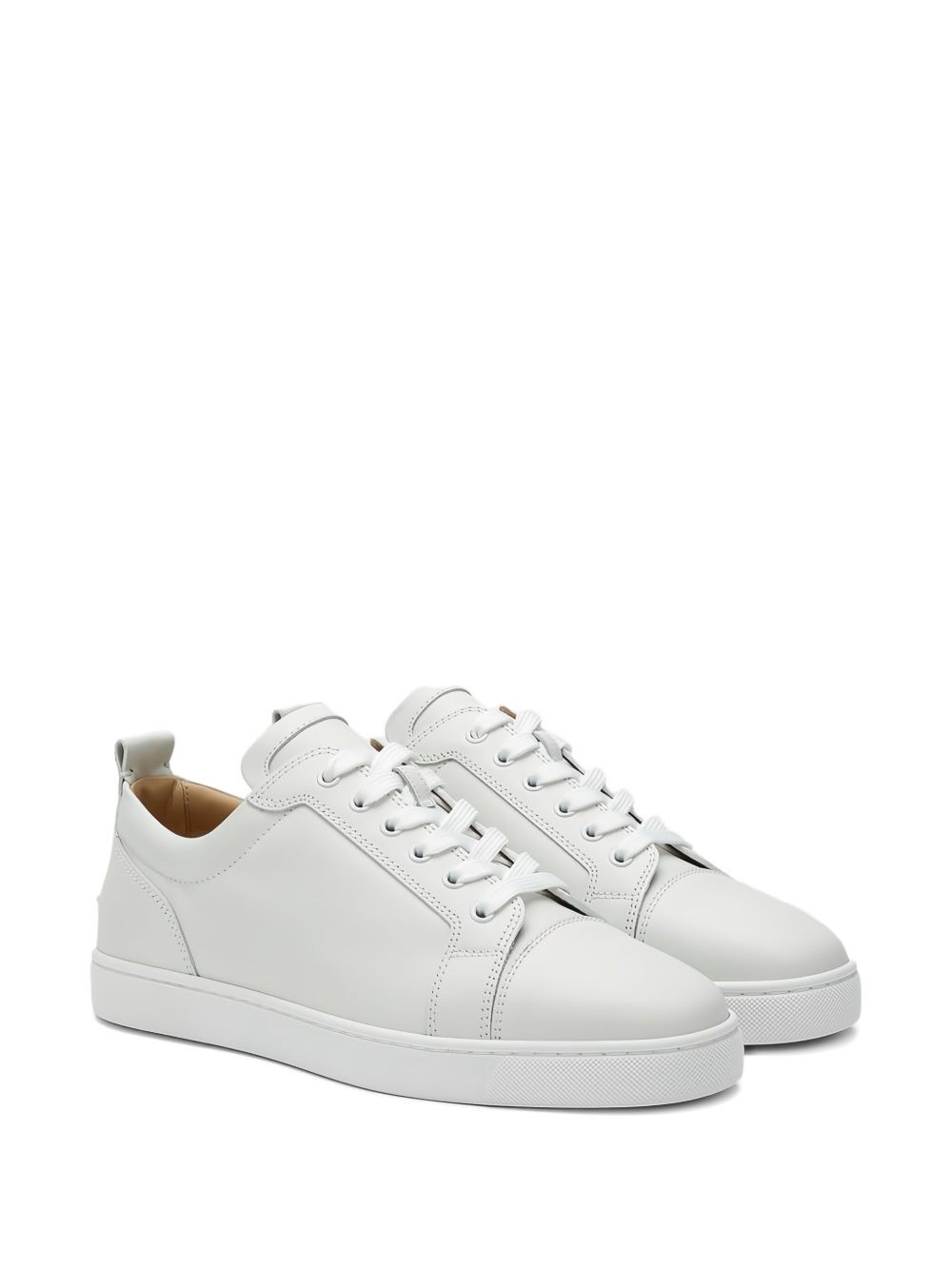 spike-detailing leather sneakers - 2