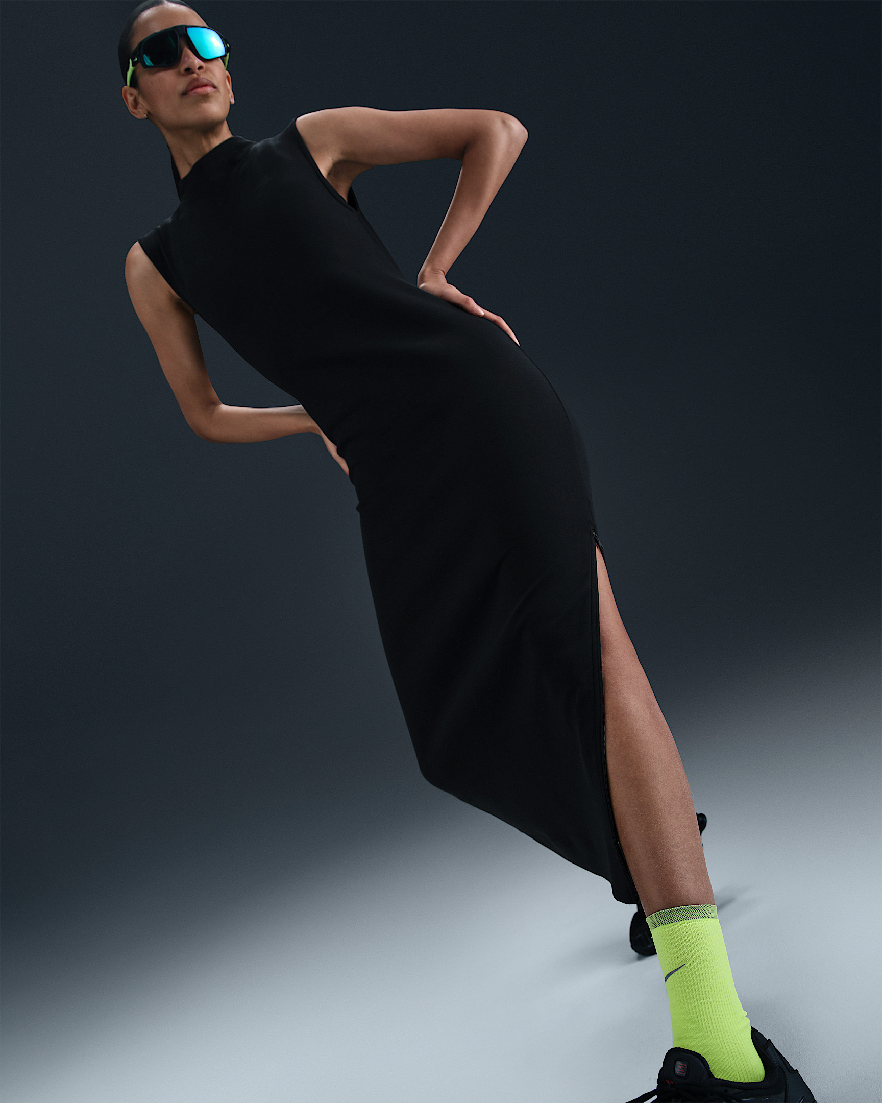 Nike Sportswear Tech Fleece Women's Slim Maxi Tank Dress - 5