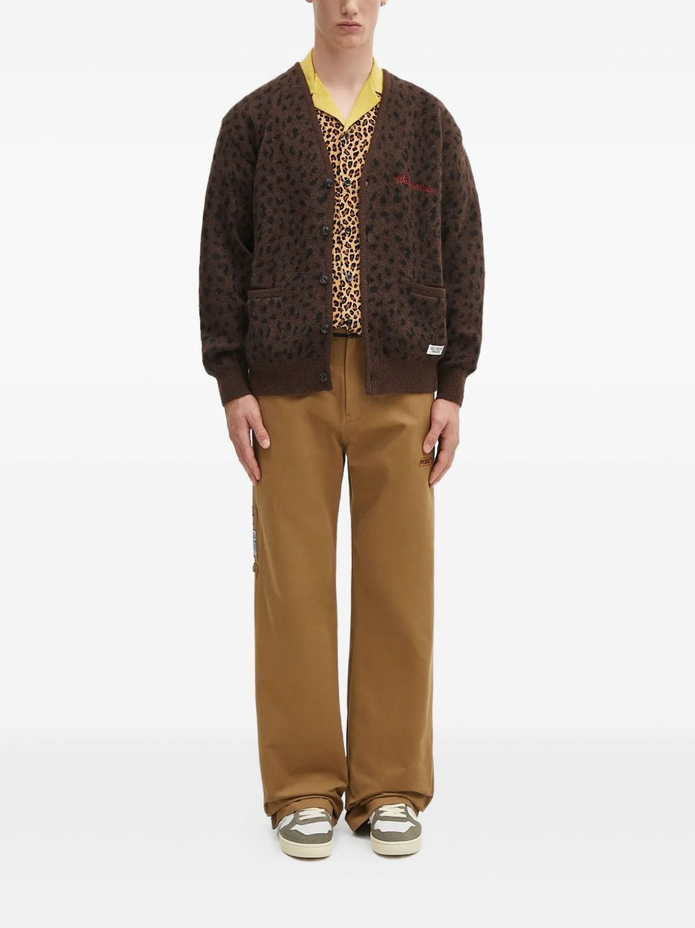 leopard-print cardigan - 2