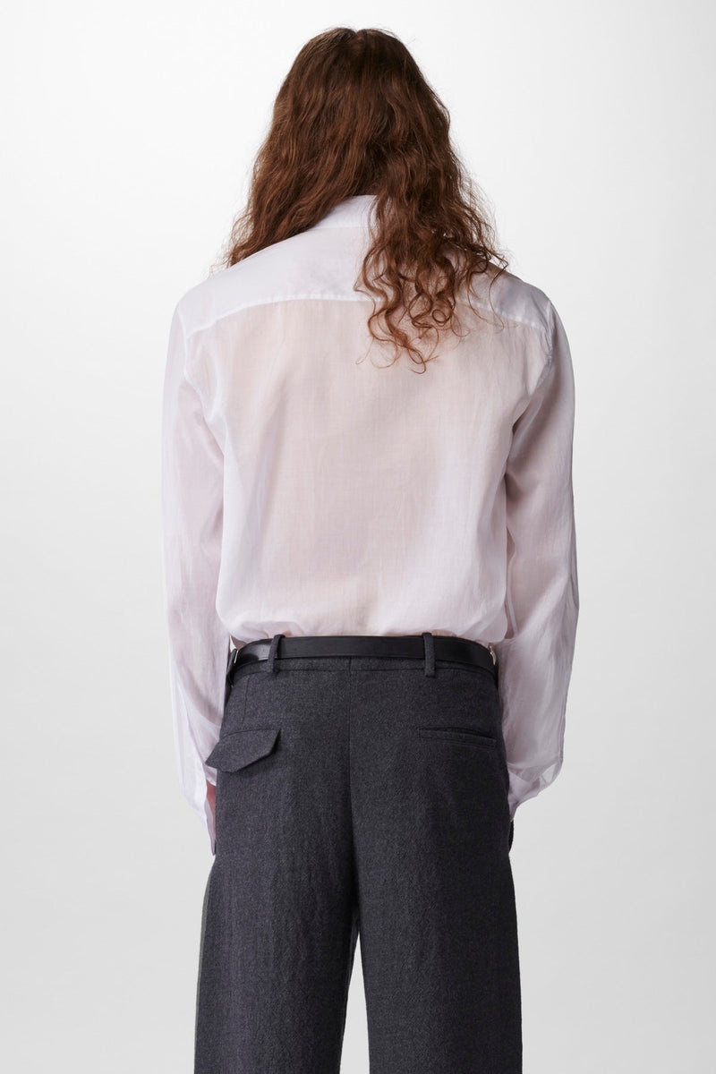 Florent Standard Tuxedo Shirt Georgette Vap - 3