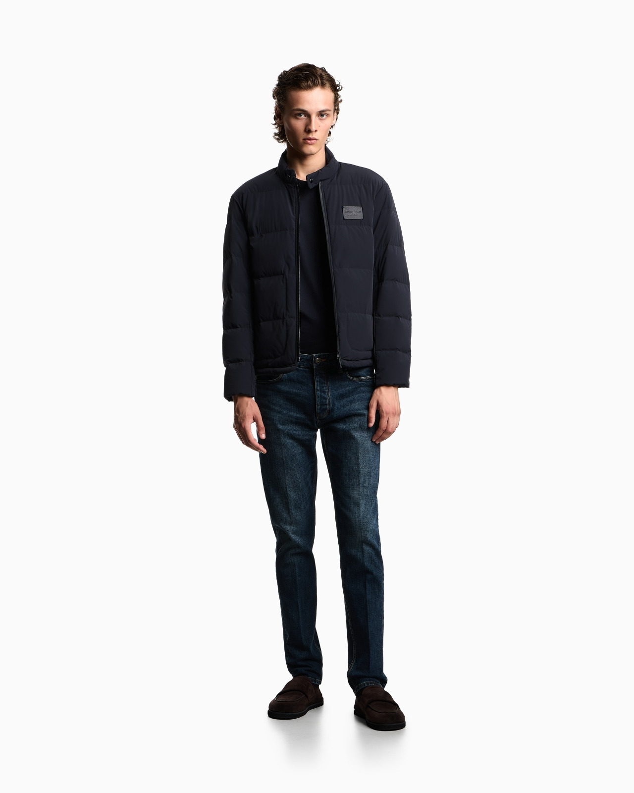 J75 SLIM-FIT, STONE-WASHED STRETCH-DENIM JEANS - 2