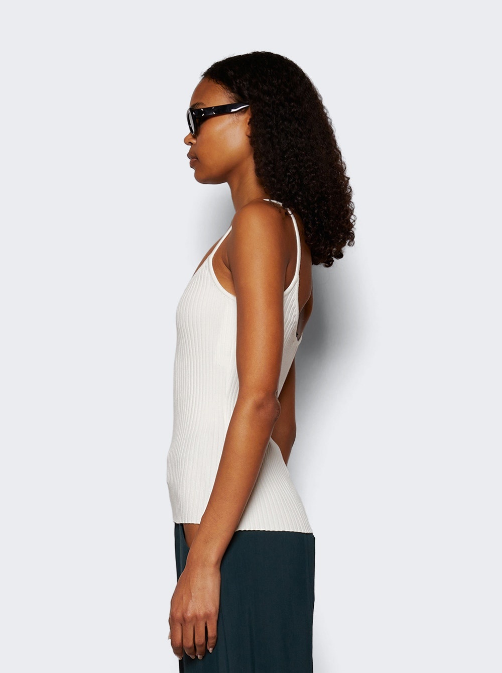 Reedition Knit Tank Top White - 4