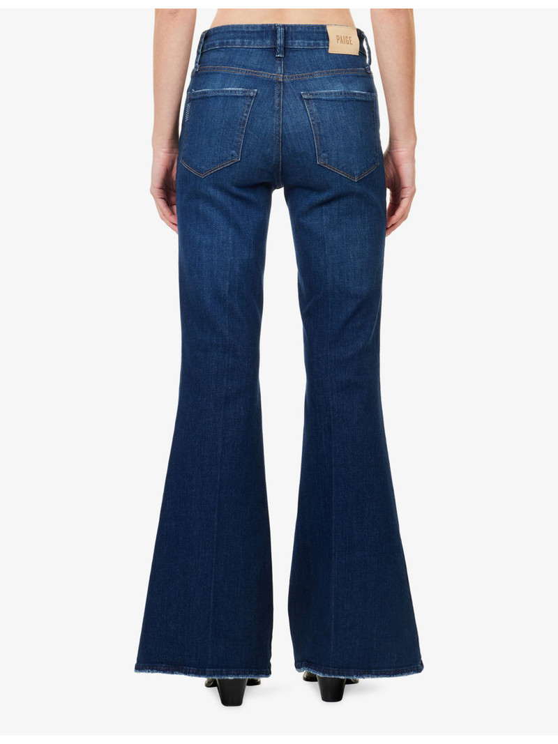 "Marlow 34"" Flared-Leg Stretch-Denim Jeans" 4