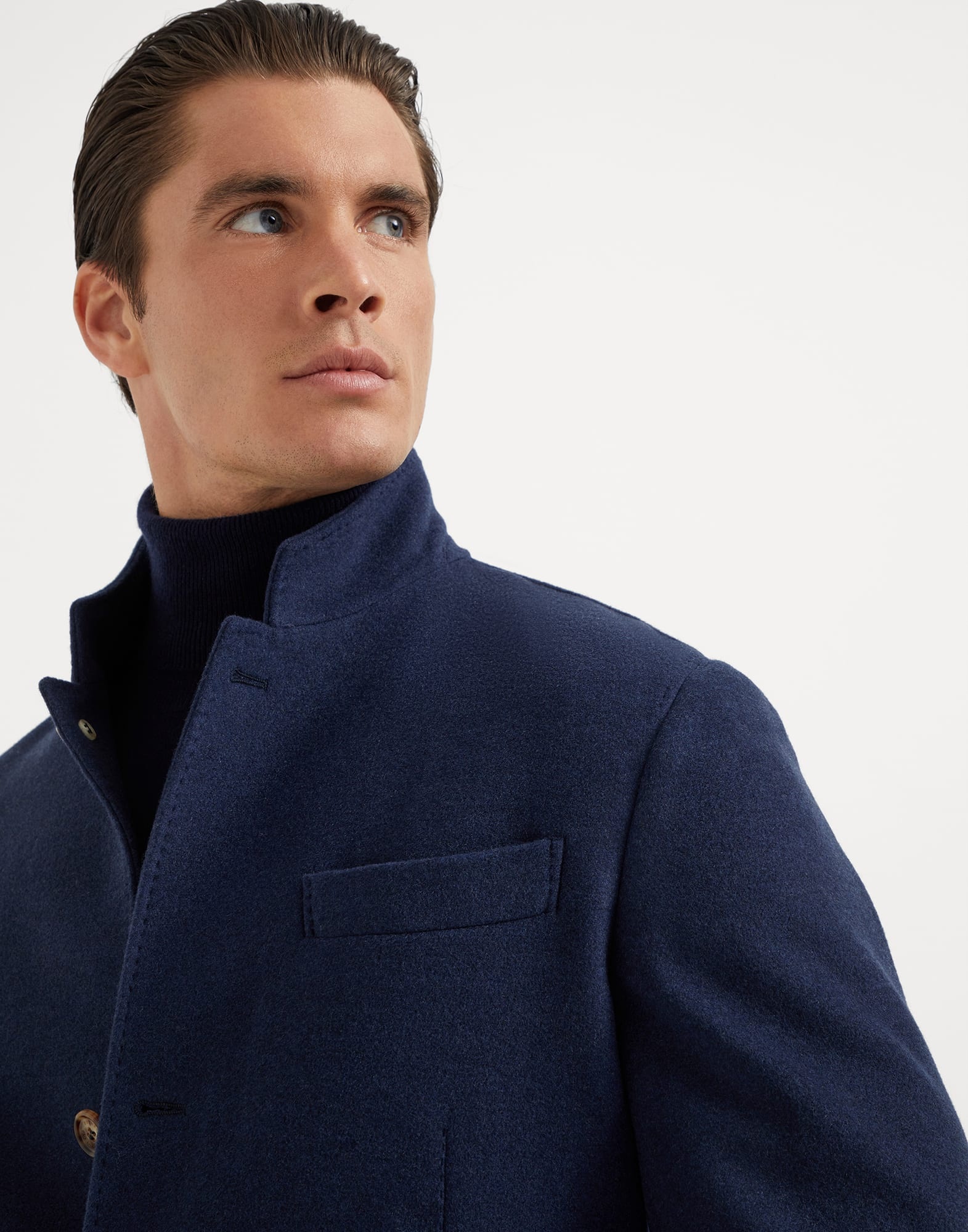 Water-resistant lightweight cashmere jacket-style outerwear - 3