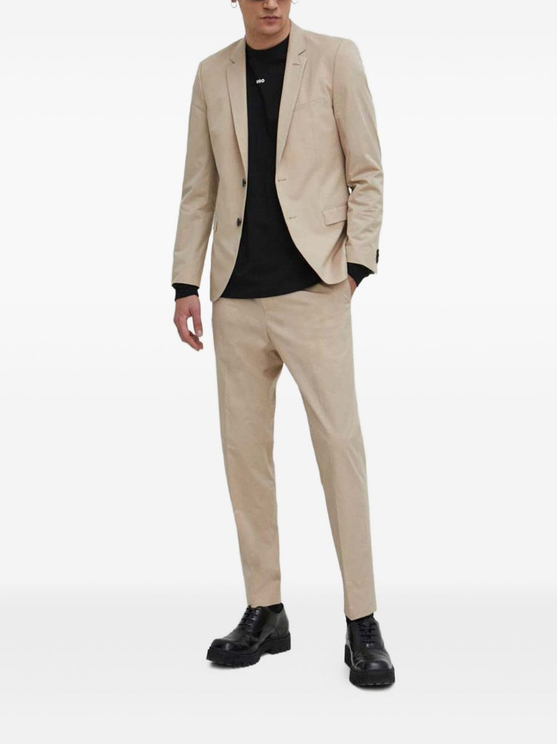HUGO notched-lapel blazer outlook