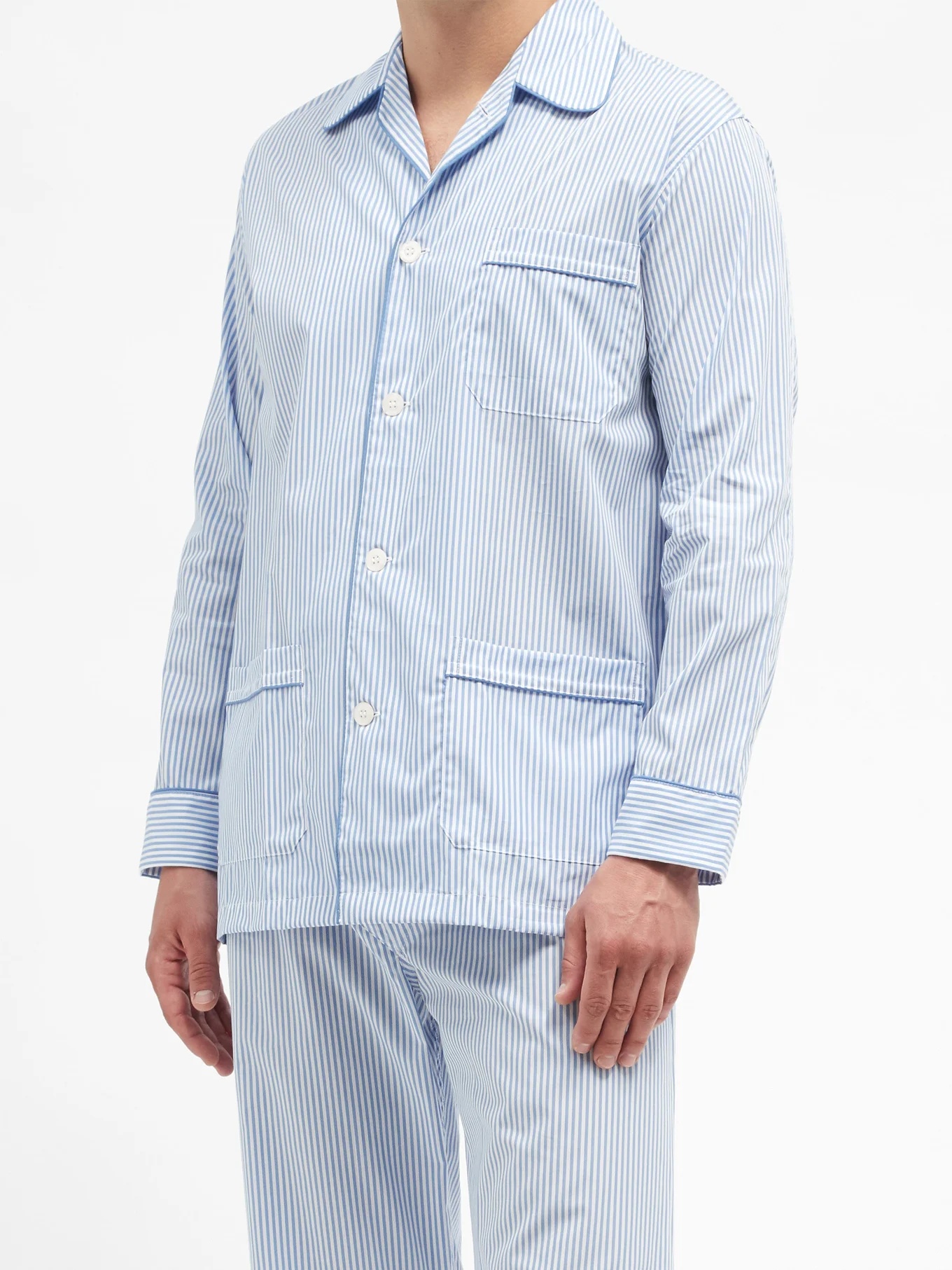 James striped cotton pyjamas - 6