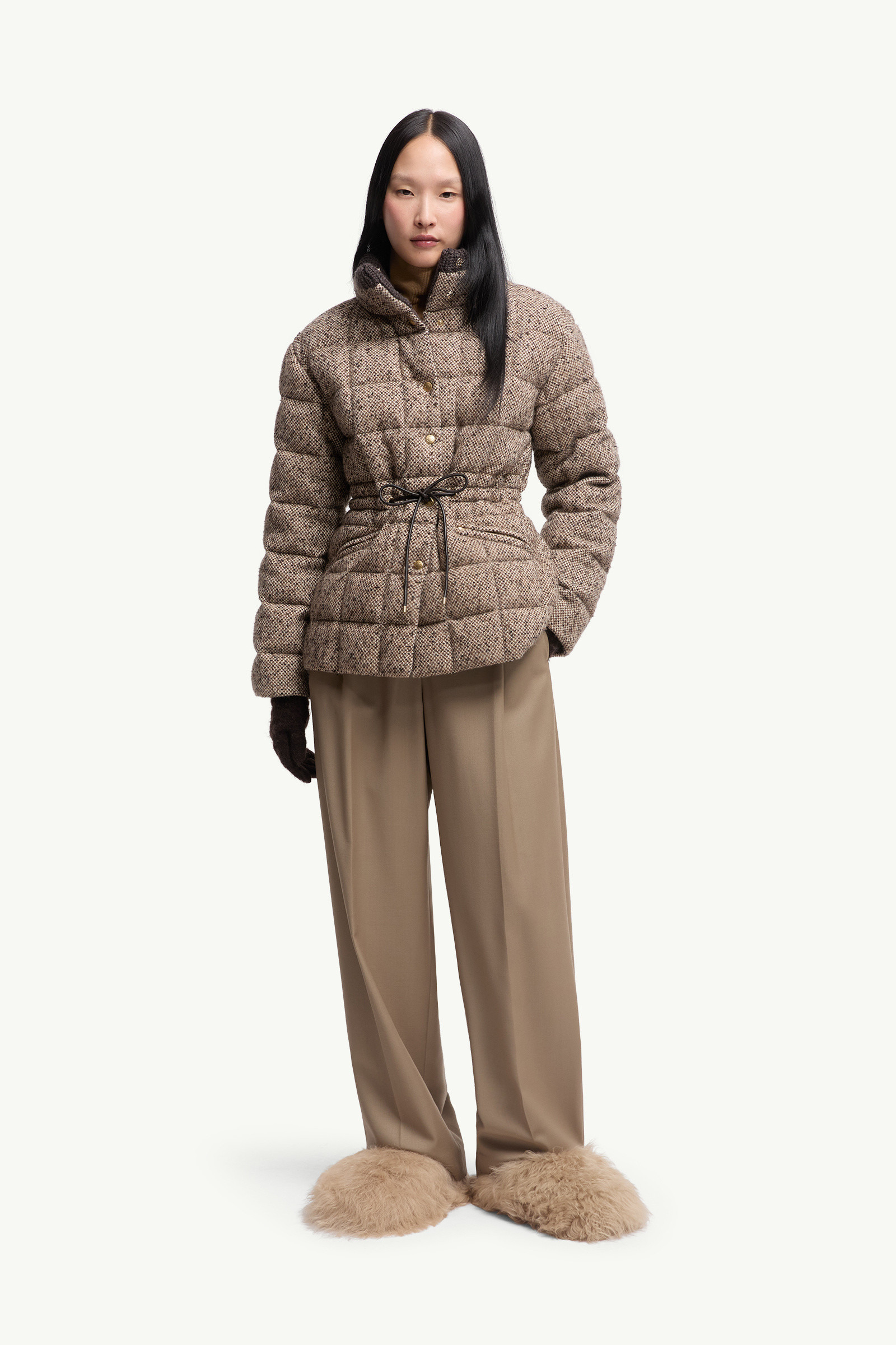 Antigony Wool Blend Short Down Jacket - 2
