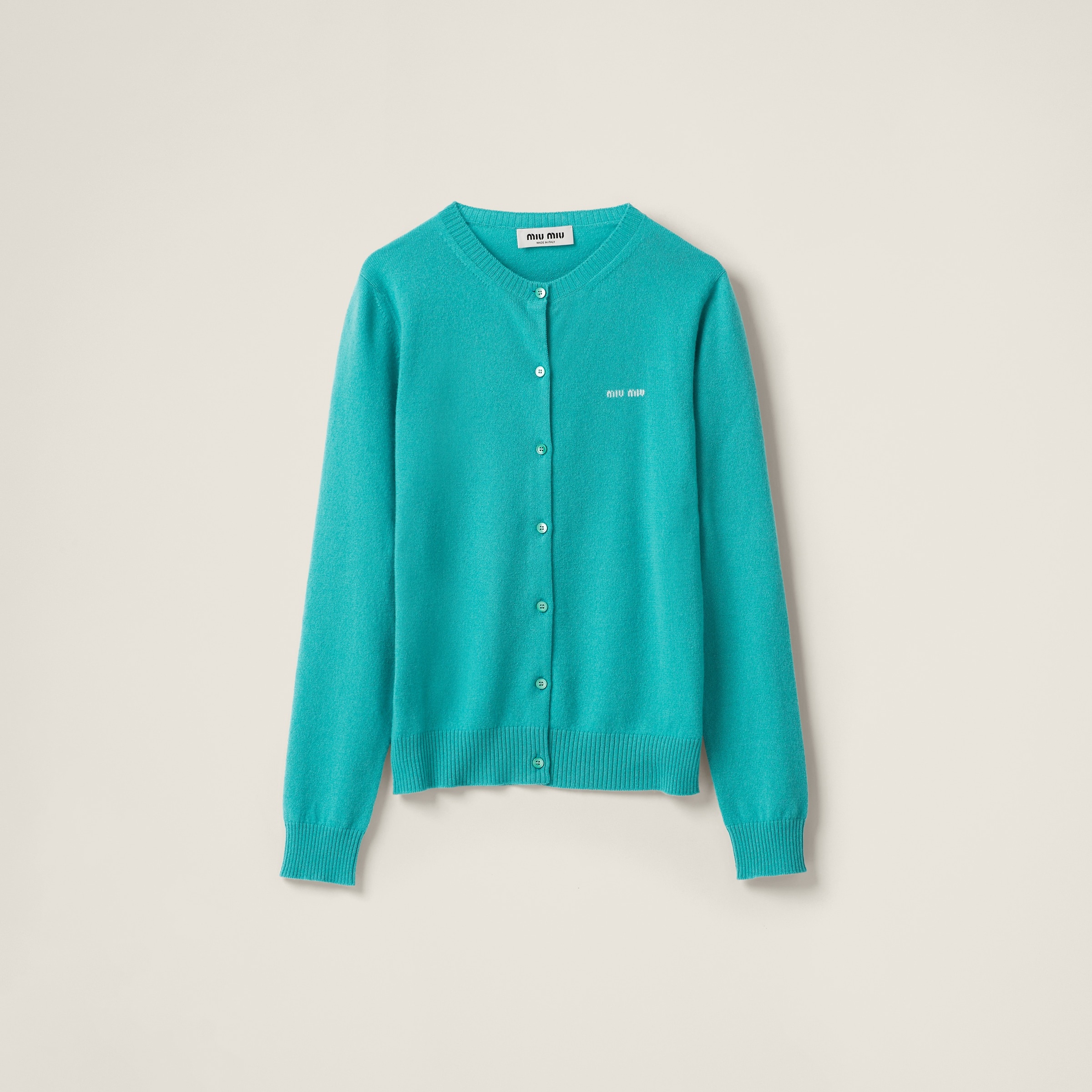 Cashmere knit cardigan - 1