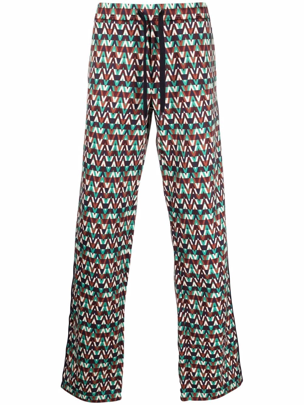 Optical Valentino print track pants - 1