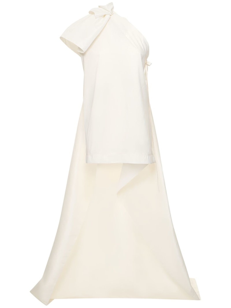 Luna 2-in-1 taffeta one shoulder dress - 7
