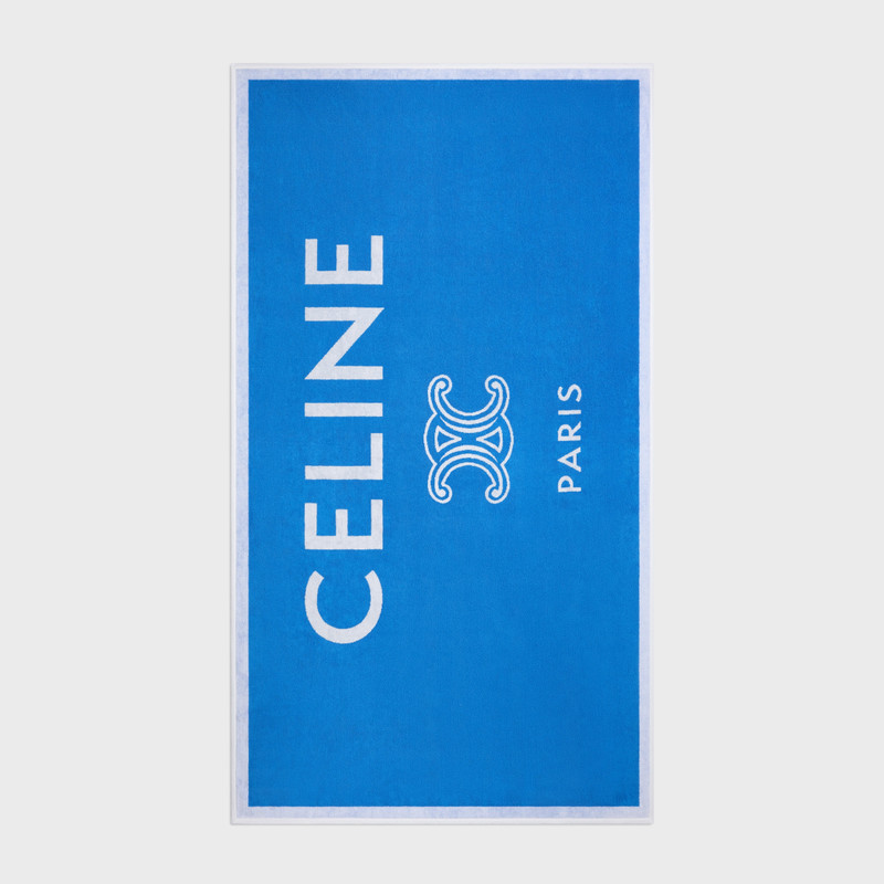 beach towel IN celine triomphe terry cotton 1