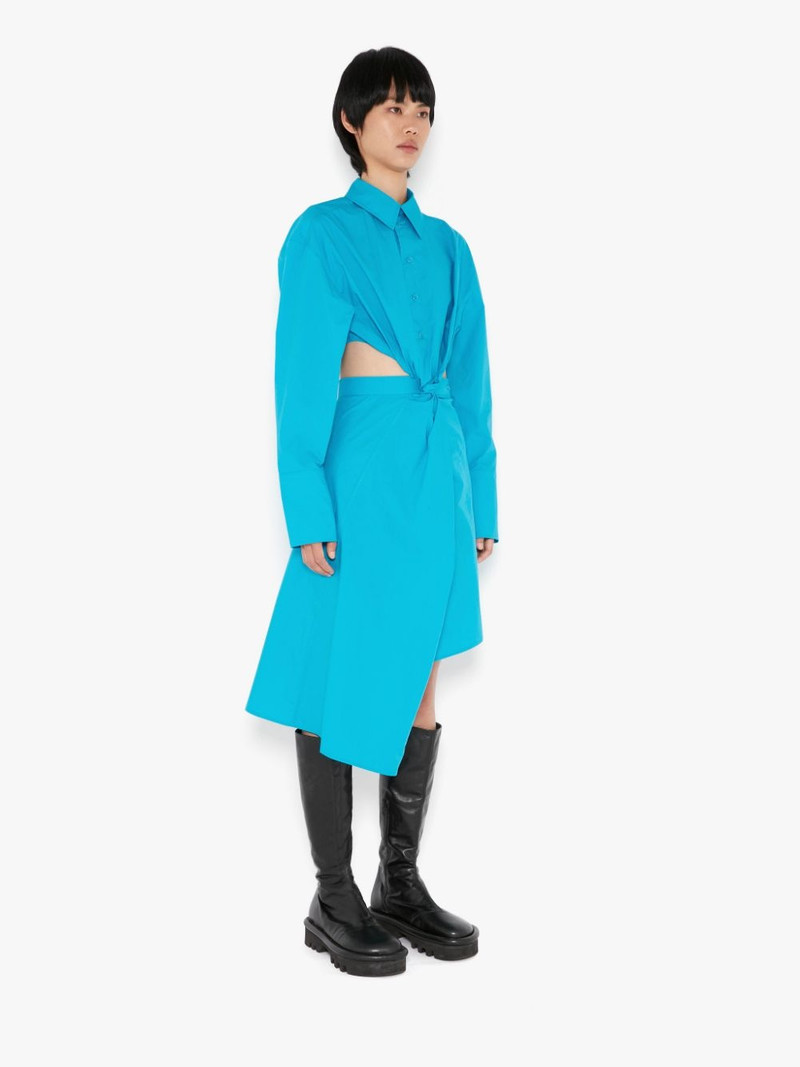 TWISTED CUT OUT SHIRT DRESS 3