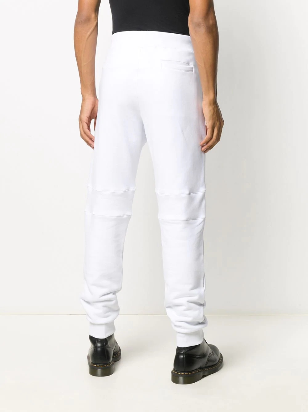 track pants with quilted detailing - 4