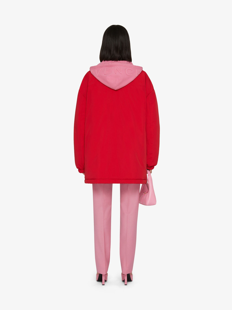 OVERSIZED PUFFER JACKET IN NYLON WITH REMOVABLE HOOD 4