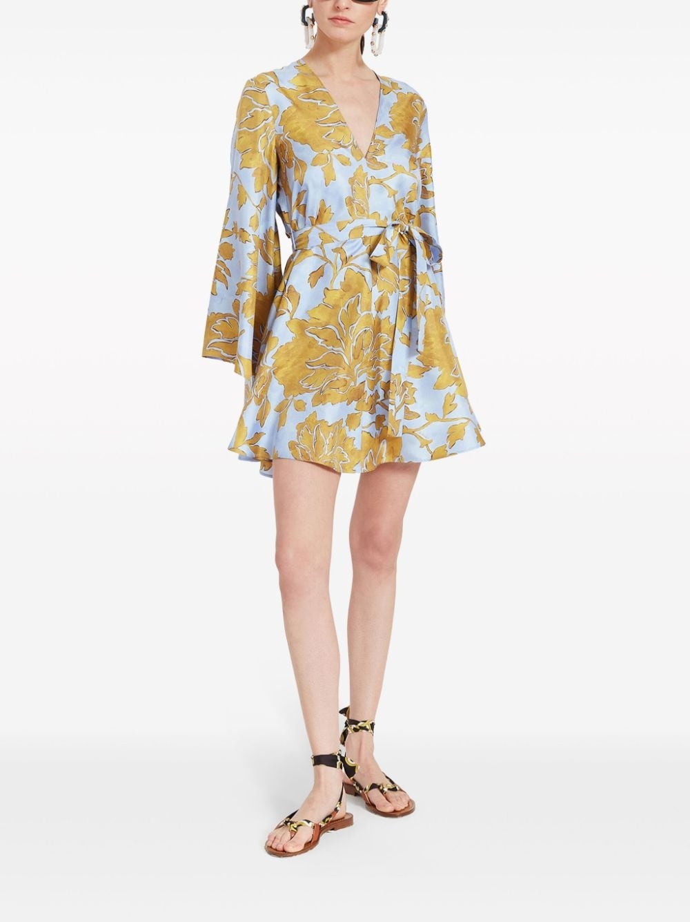 Magnifico silk minidress - 4