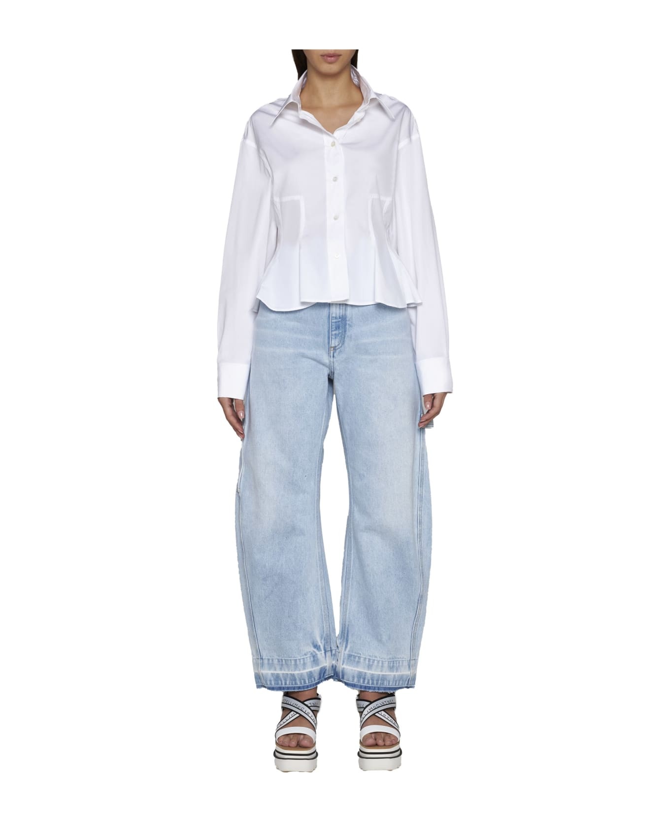 Banana Leg Utility Jeans - 2