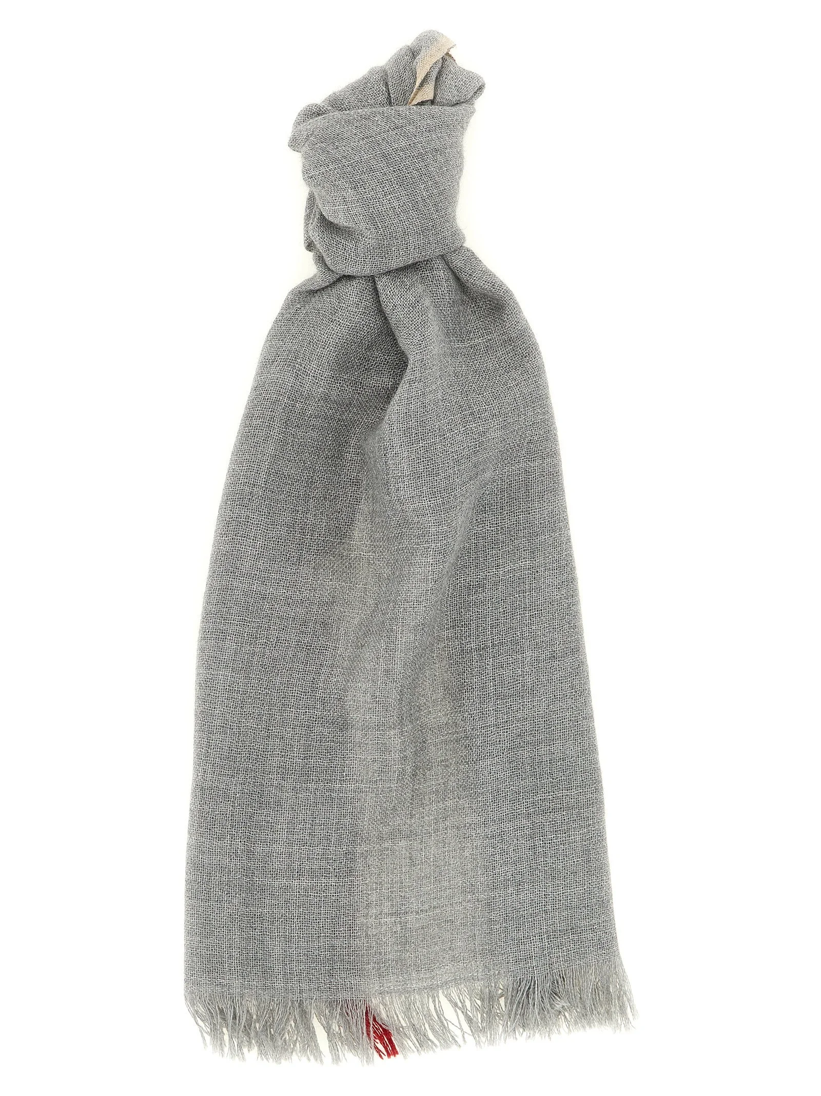 Brunello Cucinelli Men Contrast Border Scarf - 1