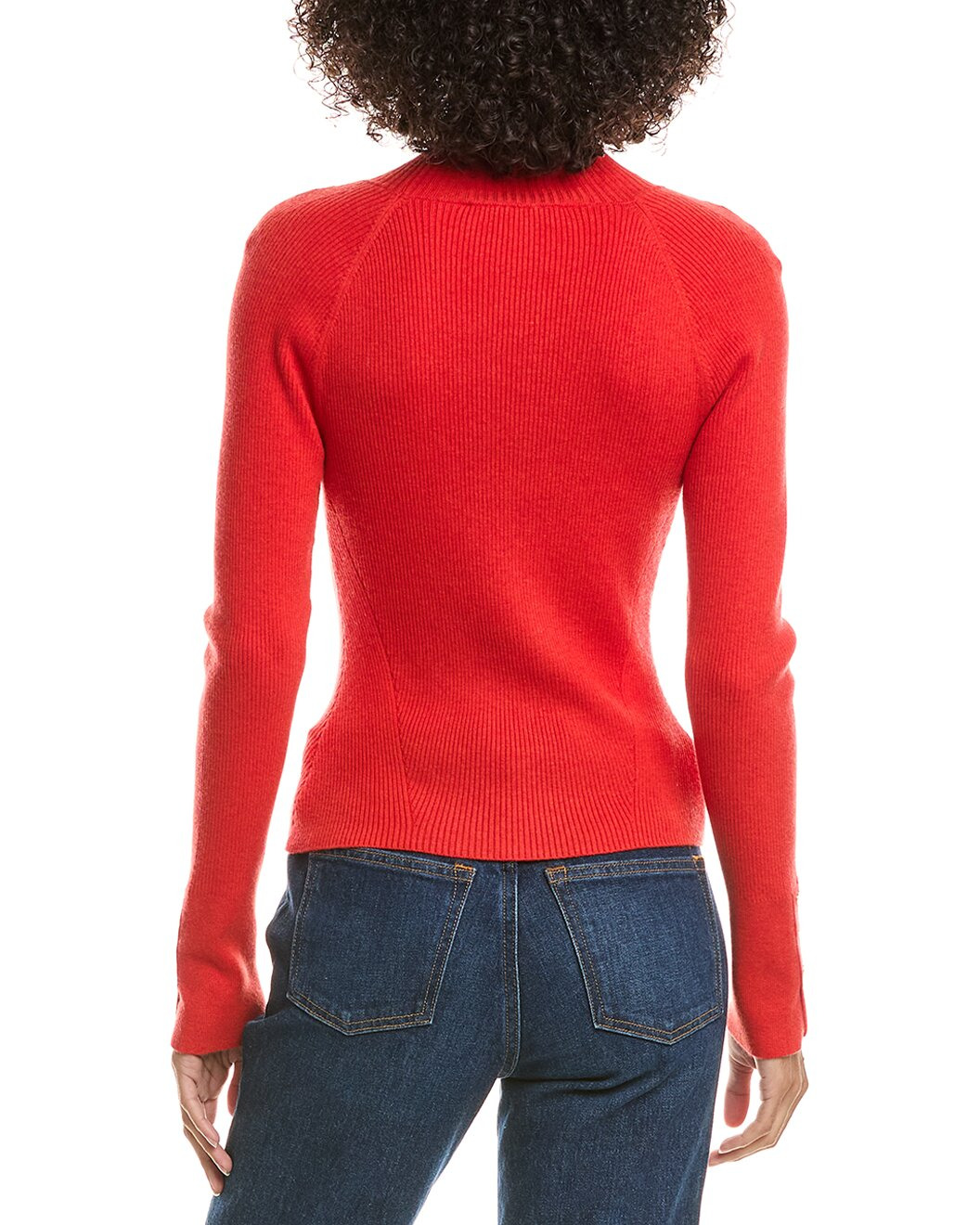 Derek Lam 10 Crosby Kassandra Mock Neck Wool-Blend Sweater - 2