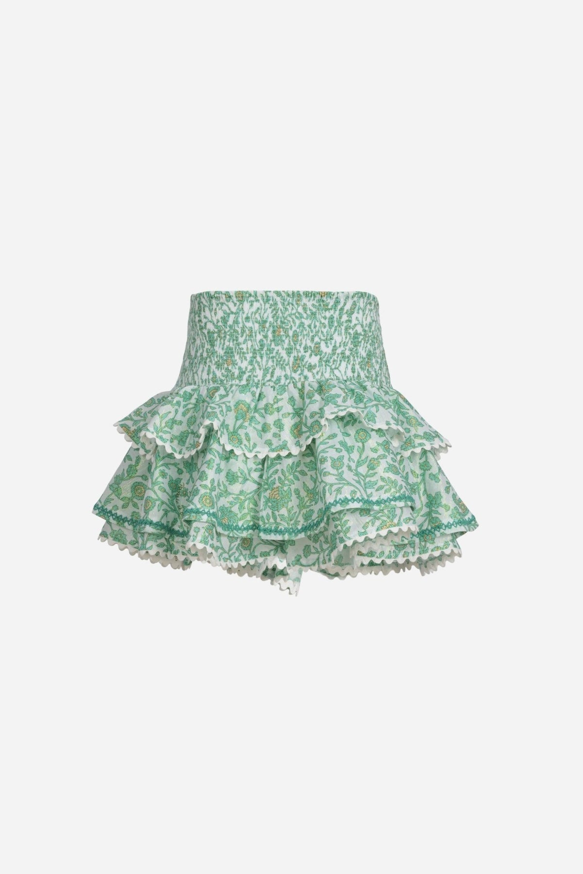 Mini Skirt Alizee for girls - Green Lazuli - 2