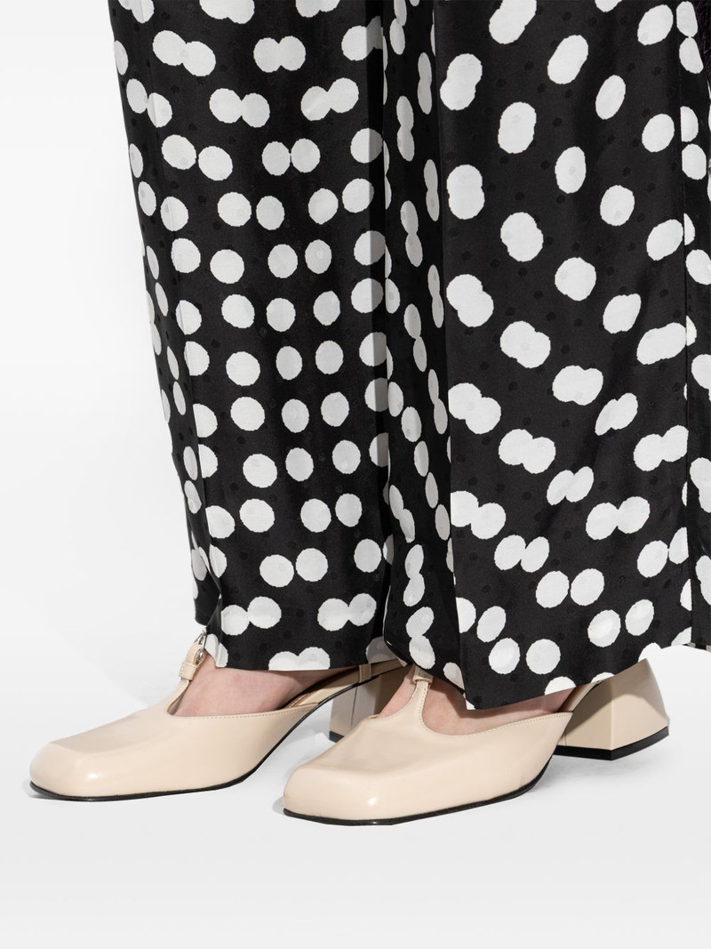 T-strap leather pumps 5