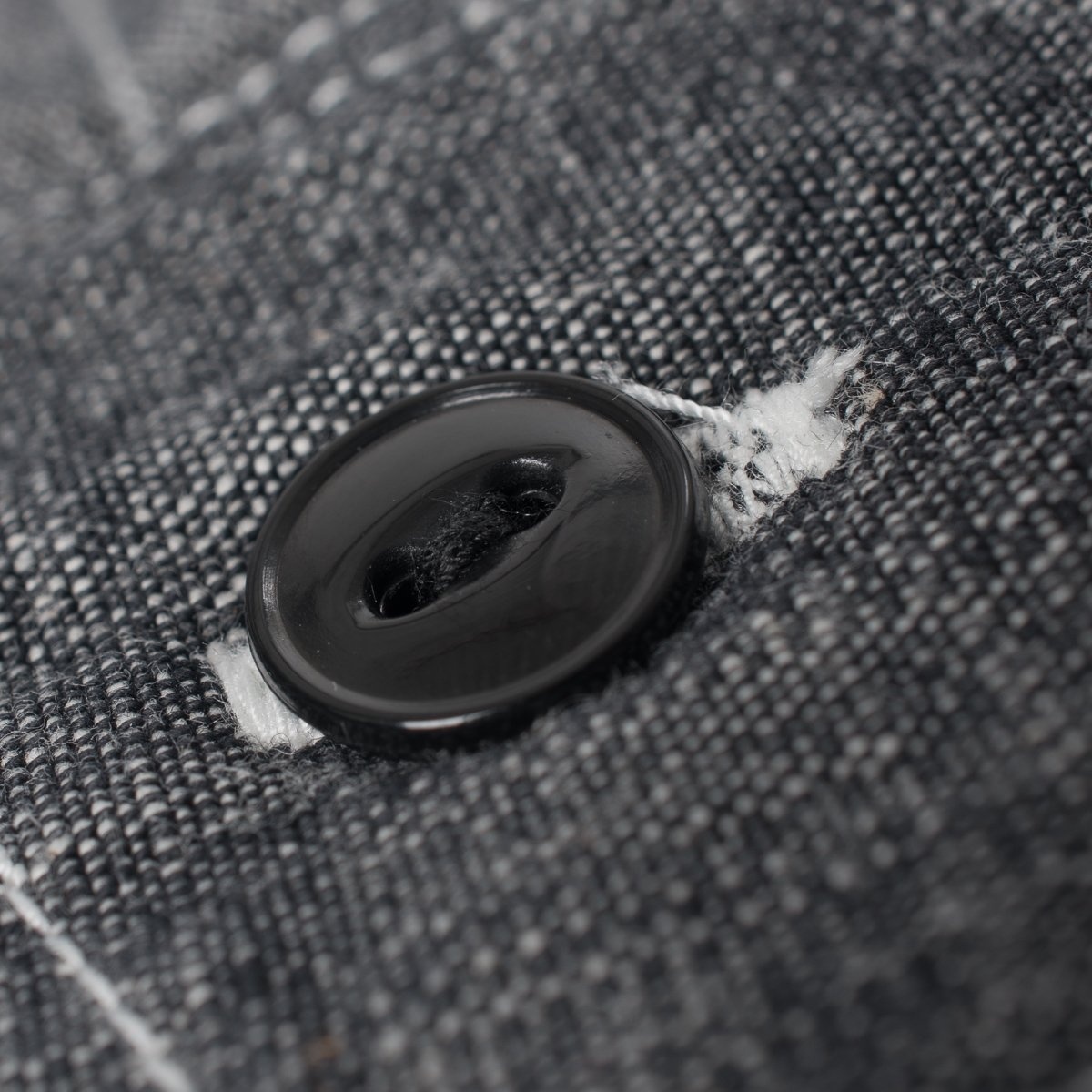10oz Selvedge Chambray Work Shirt - Black - 9