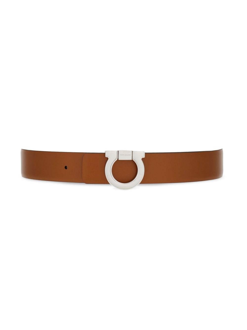 Gancini leather belt - 3